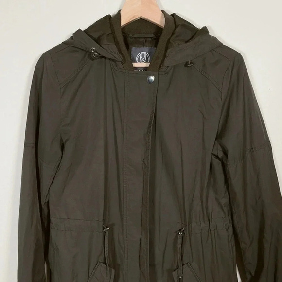 ELLABEE GREEN ARMY LONG JACKET - Picture 5 of 14